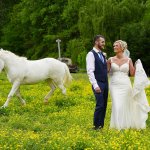 April Wedding with Horse in Pigeon Forge TN