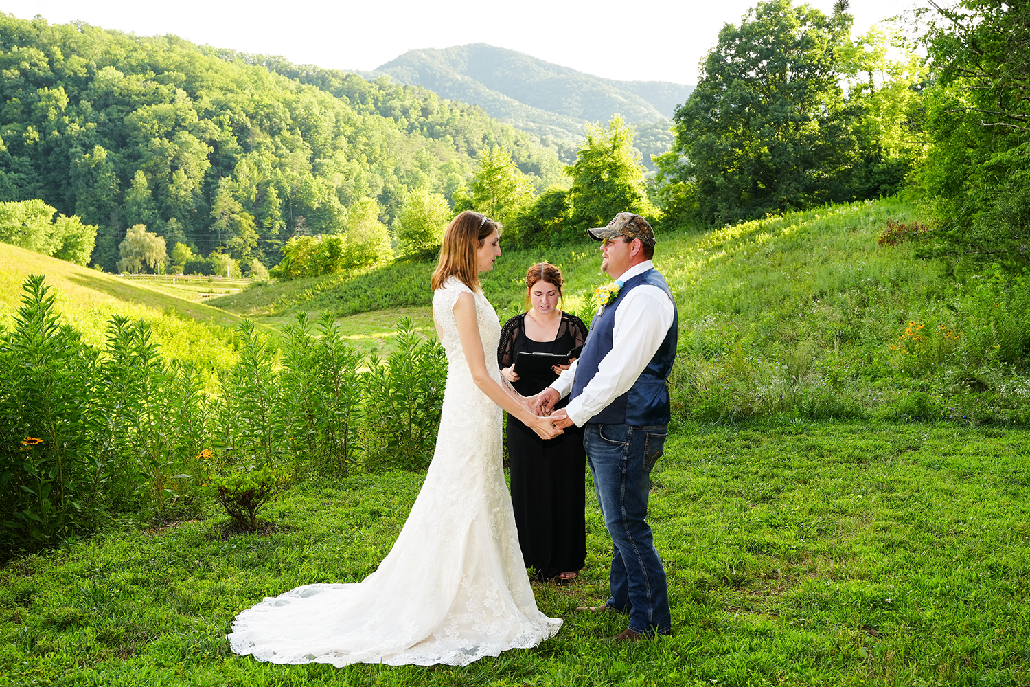 Mountain View wedding ceremony